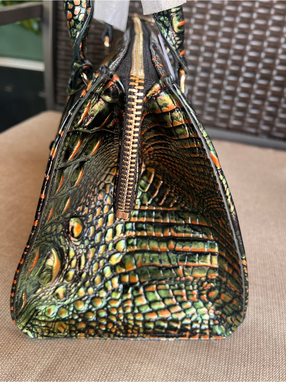 NWT BRAHMIN SOPHIA in SAMBA Melbourne Satchel - Picture 8 of 17
